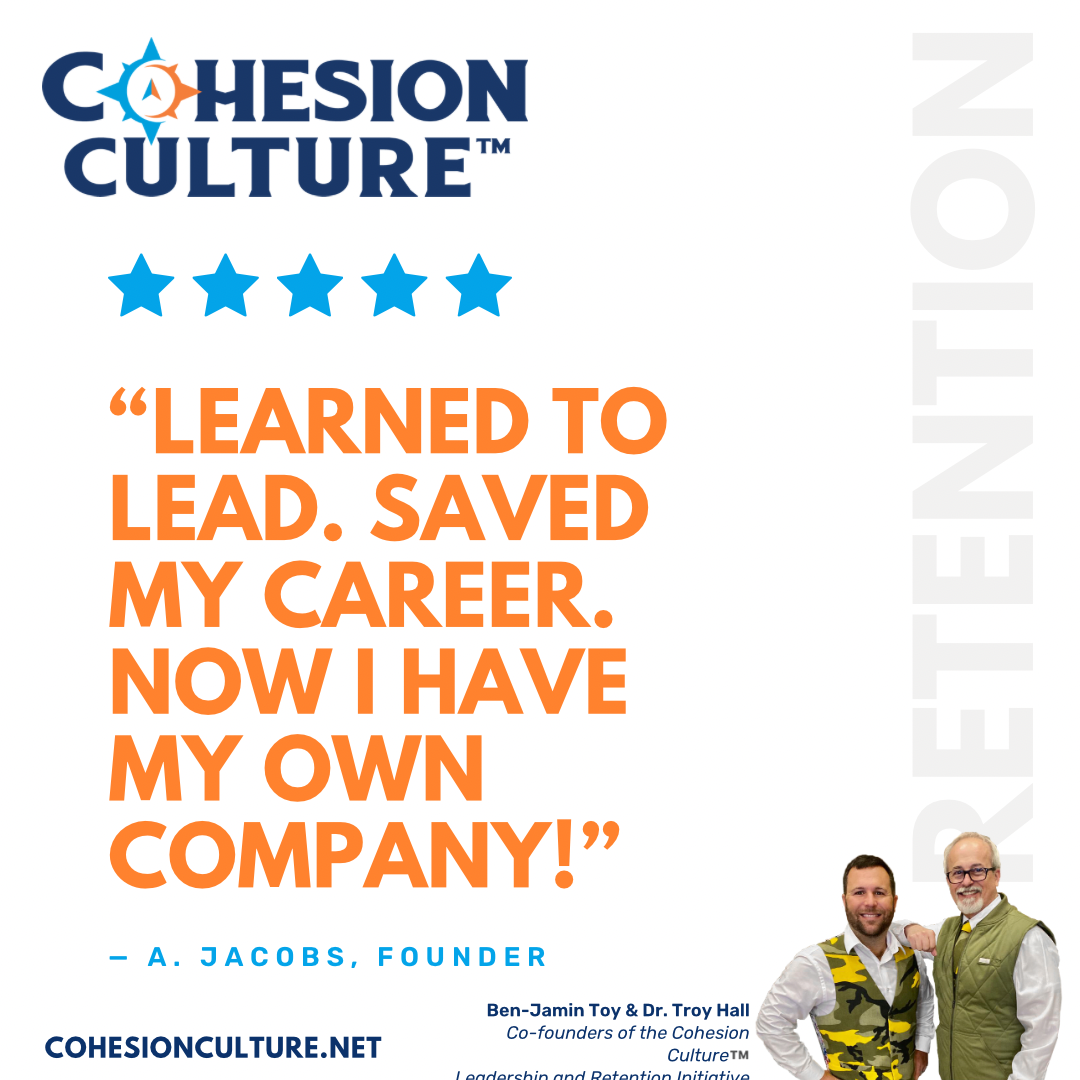 Cohesion Culture Testimonial from Business Founder