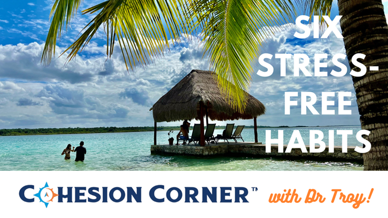 Six Stress-Free Habits Not to Break Dr. Troy Hall Blog Post