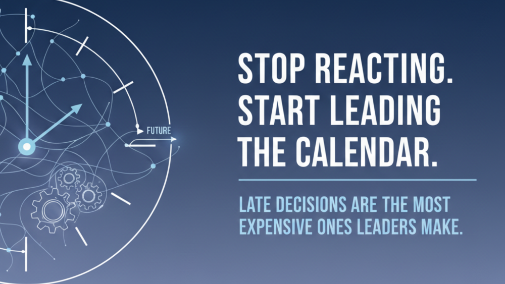 Stop Reacting. Start Leading the Calendar.
